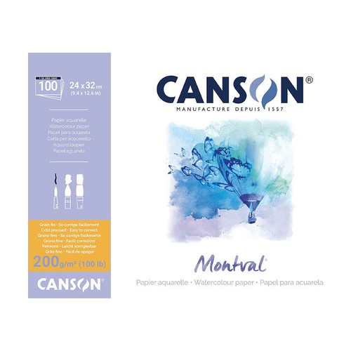 Maxi bloc papier - , aquarelle