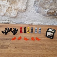 LEGO HEROICA 3859 - NATHUZ LES GROTTES MAUDITES - DÉ + HÉROS + GOLEM + BARBARE