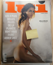 Magazine charme LUI 33 Nov Dec 2016 2017 Hilary Rhoda David Bellemere An. Mali