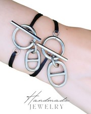 Bracelet cordon fermoir T