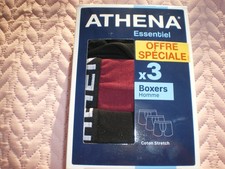 un lot de 3 boxer homme ATHENA