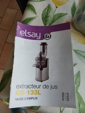 extracteur de jus elsay gs 133l