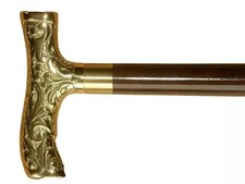 Ancien bâton de marche homme