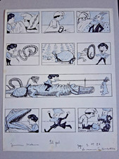 Planche de BD originale