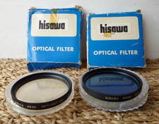 Lot 2 filtres Ø 49mm Hisawa 80A (bleu) et 1A