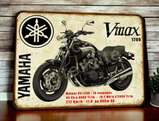 Plaque métal Yamaha Vmax 1200