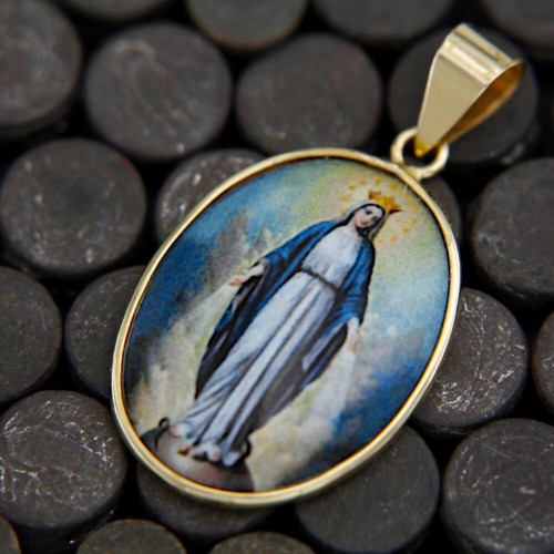 Pendentif jaune 14 k - en,