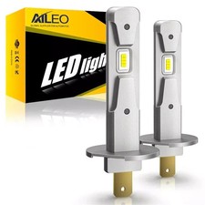Ampoules LED H1 6000K 60W 12000LM CSP Mini Plug & Play Phare Universel Voiture