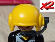 PLAYMOBIL X2 CASQUES JAUNES