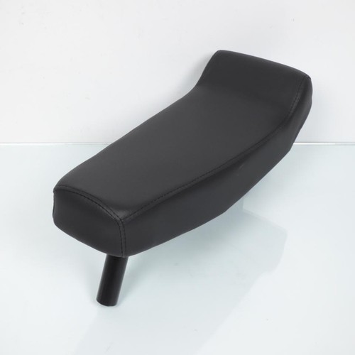 Selle biplace noir avec tube