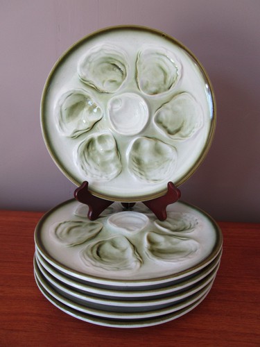 Assiettes huîtres - 6,