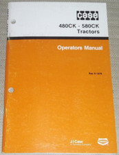 Case 480CK 580CK Tracteur Opérateur Opération & Maintenance Livre Manuel