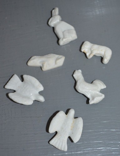 Anciennes fèves animaux en - 6,