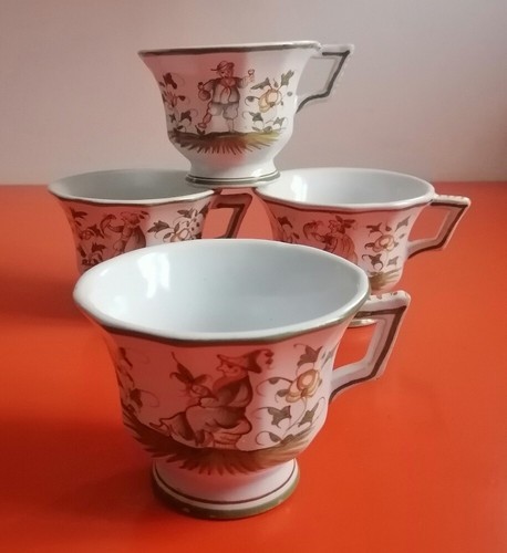 Ancien tasse faïence de - tasse, en
