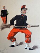 Ancien tableau Militaria