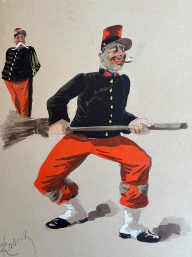Ancien tableau militaria - ancien,