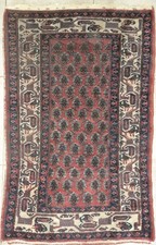 Superbe Tapis Semi Ancien