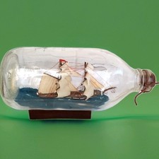 bateau en bouteille ,objet