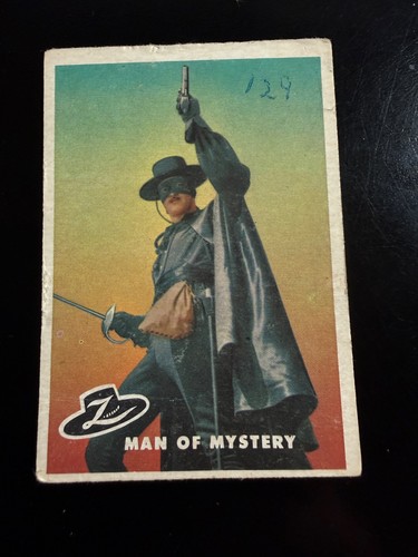 1958 topps zorro man of - man,