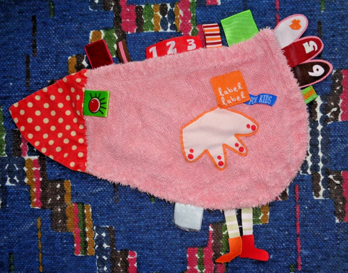 Doudou plat label - doudou,