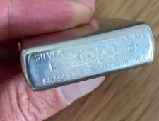 Briquet zippo silver plate - briquet,