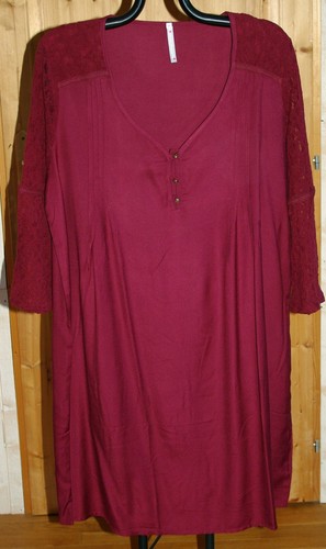Robe housse fluide dentelle