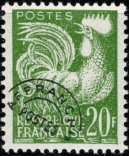 France 1953 coq gaulois - france, 1953/59