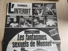 L'interdit B.D. Journal N°1 du 6/1993; Verlaine oeuvres libres/ Fantasmes Musset