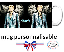 Mug Tasse céramique, Personnage, Johnny Hallyday + 1 Puzzle 19x24cm