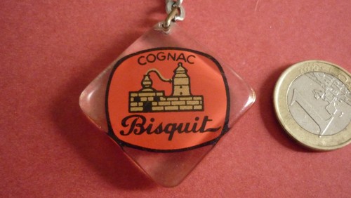 Porte cle plastique cognac - /,