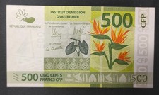 Polynésie Française Nelle Calédonie billet 500 francs Pr-Neuf 1e signature B6