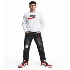 Jean homme denim déchiré - jean,