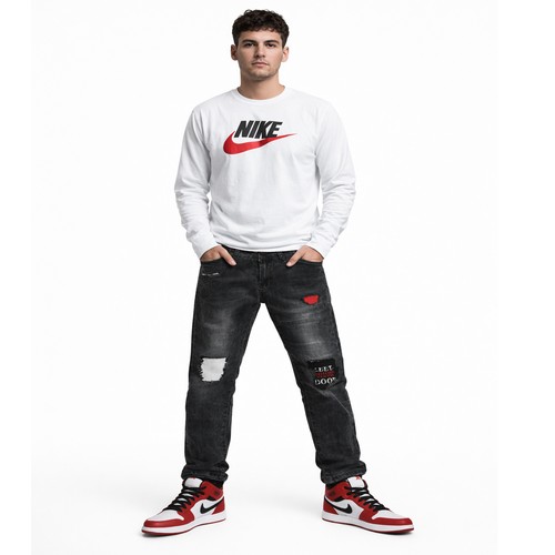 Jean homme denim déchiré - homme,