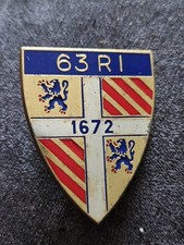 Insigne Pucelle Militaire Du 63e Régiment D Infanterie 
