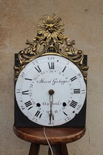 Pendule Horloge Mouvement Comtoise Quantième Bronze Doré O'clock empire