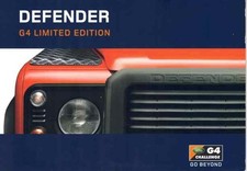 Brochure Land Rover Defender G4 Limited Edition 2006 Suisse en français