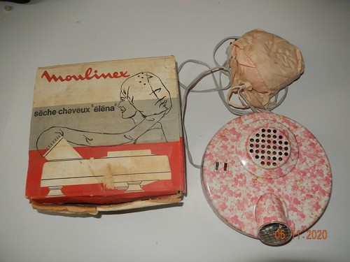Ancien sèche cheveux - cheveux, casque