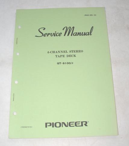 Pioneer model 6100 4channel - pioneer, qt-6100