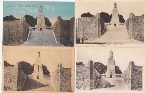 Lot antique postcards - 4,
