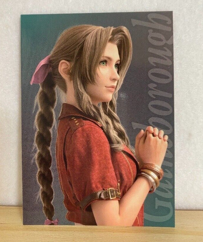 Carte postale limitée aerith - carte,