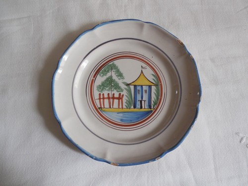 Ancienne assiette faience - ancienne, en