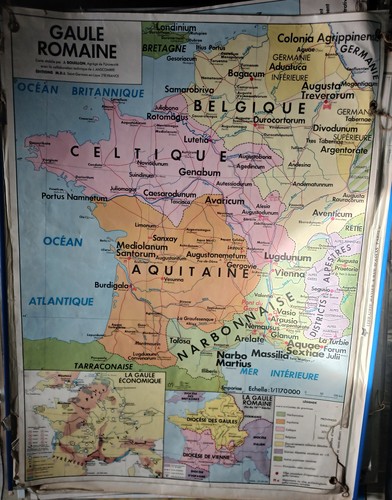 Carte scolaire gaule romaine - gaule, +