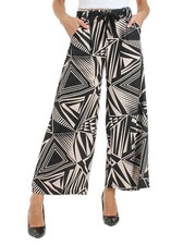 Pantalon 7/8 Pour Femmes Avec Ceinture À Motifs 2255