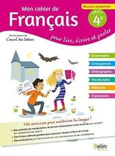 Mon cahier de Français 4éme