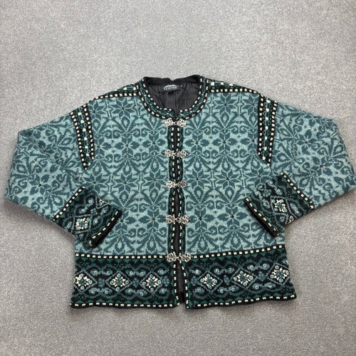 Pull norvégien femme vert