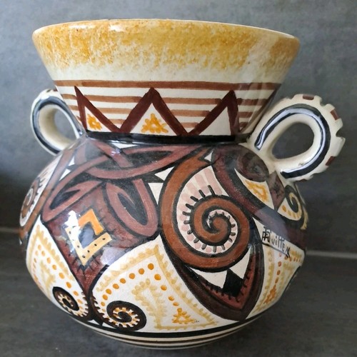 Superbe grand vase - grand, double-anse