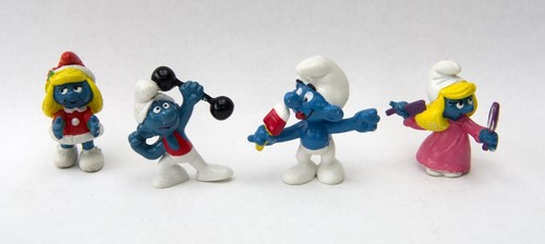 Lot figurines peyo - 4,
