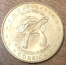 MDP 2004 CORSE UCCIANI A CUPULATTA TORTUE MÉDAILLE MONNAIE DE PARIS JETON MEDALS