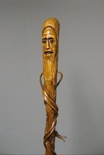 Canne d'Art Populaire Dite " De Poilu Ou De Berger".