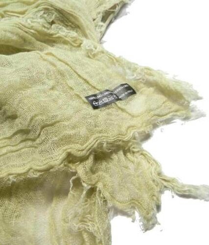 écharpe lin unie beige - en,